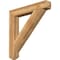 Ekena Millwork Traditional Craftsman Rough Sawn Bracket, Western Red Cedar, 6"W x 42"D x 42"H BKT06X42X42TRA04RWR - alternate 1